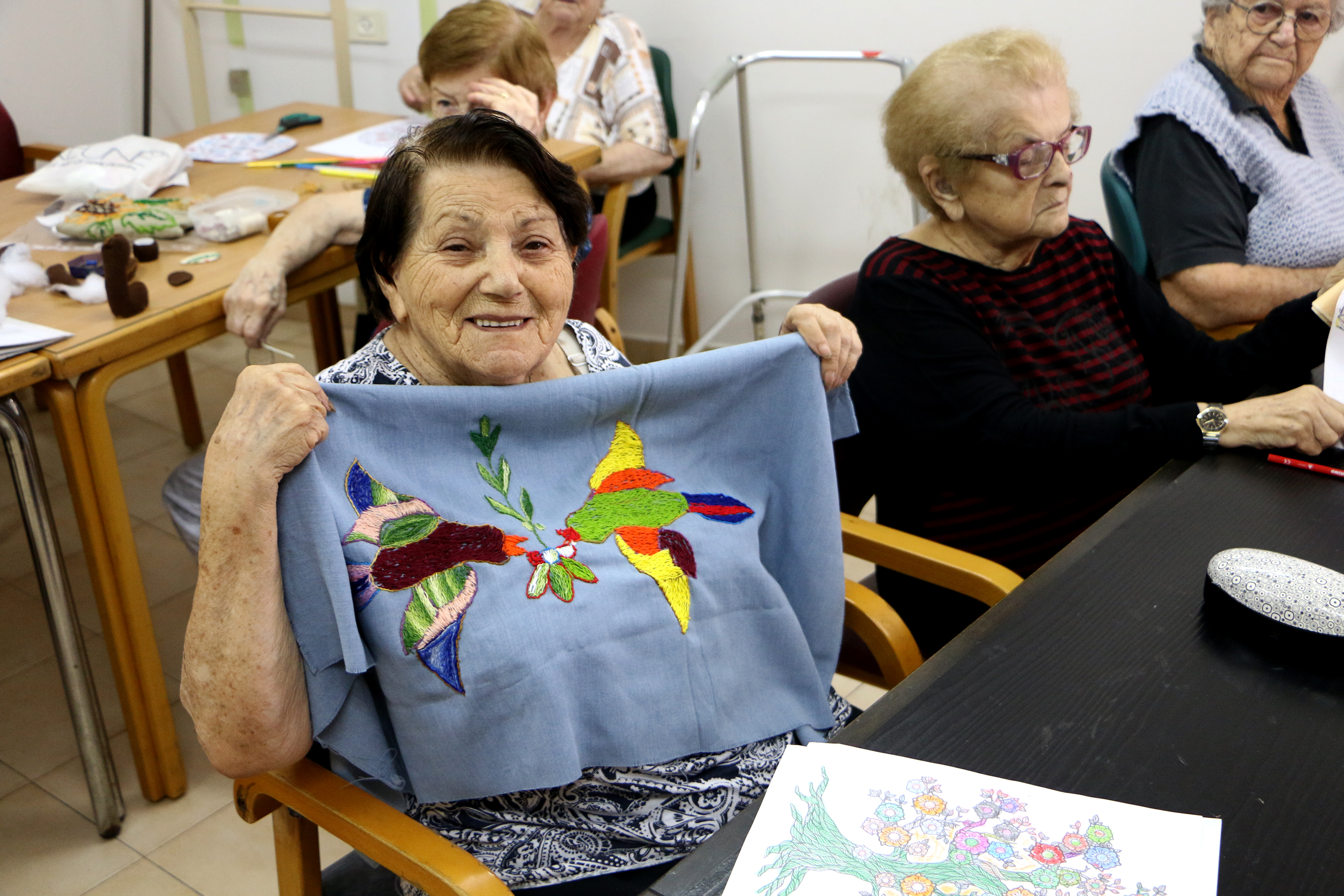 חוגי יצירה ומלאכה בבית הנשיא